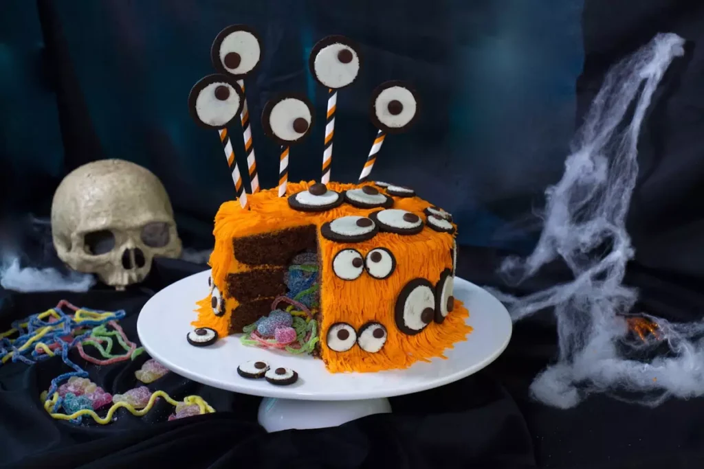 gateau-monstre-yeux-halloween Gâteau chocolat monstre spécial Halloween